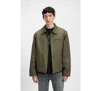 HUGO Veste Regular en toile de coton légèrement rembourrée - Style Blake2531, 50548713 Olive S