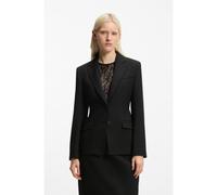 HUGO Veste Regular en twill stretch - Style Anelora, 50559009 Noir 36