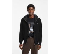 Hugo Syloron 10282499 Red Full Zip Sweater Noir XL Homme