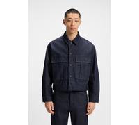 HUGO Veste Relaxed en denim japonais bleu foncé - Style HUGO 083, 50542915 Bleu foncé L
