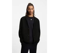 HUGO Veste Relaxed en maille avec poches plaquées - Style Siton, 50547005 Noir M