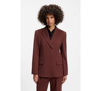 HUGO Veste Relaxed en tissu stretch - Style Aniko, 50564153 Marron 44