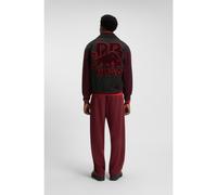 HUGO Veste style varsity Regular Fit HUGO x RB avec graphiques de taureau - Style Blaine_RB, 50549448 Gris sombre L