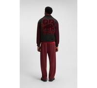 HUGO Veste style varsity Regular HUGO x RB avec motif taureau - Style Blaine_RB, 50549448 Gris sombre S