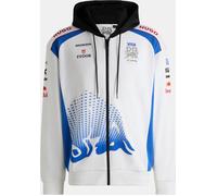 Hugo Visa Cash App Red Bull F1 2025 Fleece Top Mens Blanc Petit Male