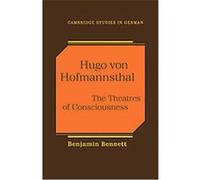 Hugo Von Hofmannsthal, Cambridge Studies in German Benjamin Bennett (Auteur)