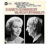 Elisabeth Schwarzkopf – Hugo Wolf : Récital (Salzbourg 12/08/1953) – CD – Parlophone