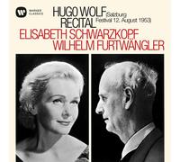 HUGO WOLF RECITAL-SALZBURG 12/08/1953- SCHWARZKOPF/FURTWÄNGLER/ WOLF CD NEUF