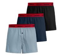 HUGO Woven Boxer Triplet 10267988 0, 974Open Miscellaneous, XS (Lot de 3) Homme