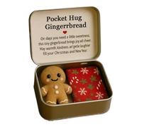 Hugs for Friends - Mini | Sac de Noël - de Noël Festive câlinable dans Une boîte en étain de 30,5 cm, Parfaite pour Les, Les Femmes, Les Amoureux et Les Amis, Cadeau saisonnier