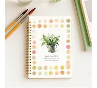 Hugs Garden Livre De Peinture à L'aquarelle Pour Débutants Et Adultes, Cahier D'exercices Adapté Aux Débutants Avec Des Projets Diy, Tutoriels Guidés Pour L'exploration Créative, L'art- Potted-plants