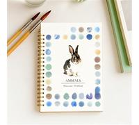 Hugs Garden Livre De Peinture à L'aquarelle Pour Débutants Et Adultes, Cahier D'exercices Adapté Aux Débutants Avec Des Projets Diy, Tutoriels Guidés Pour L'exploration Créative, L'art-thérap Animals