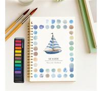 Hugs Garden Livre De Peinture à L'aquarelle Pour Débutants Et Adultes, Cahier D'exercices Adapté Aux Débutants Avec Des Projets Diy, Tutoriels Guidés Pour L'exploration Créative, L'art-thérapie Sea