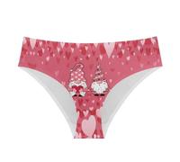 HUGS IDEA Culotte sans couture à imprimé animal mignon pour femmes, Nain d'amour rose, XL