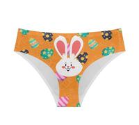 HUGS IDEA Culottes sous-vêtements à imprimé animal mignon sans couture pour femmes, M