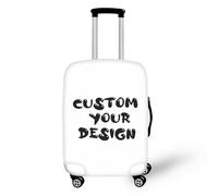 HUGS IDEA Housse de protection élastique lavable en polyester pour valise de voyage de 45,7 à 81,3 cm, Housse de valise personnalisée, XL(29"-32" Cover)