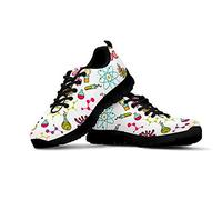 HUGS IDEA Jolies chaussures de sport classiques avec motif dinosaure et fleurs, Chimie, 41 EU
