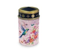 HUGS IDEA Lumières solaires en forme de colibri pour tombe - Décoration de jardin en ABS étanche - Décoration de cimetière pour jardin, cour commémorative et patio