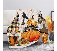 HUGS IDEA Nain de Noël rétro orange à pois motif léopard, nain d'érable, cadeau pour la famille, canapé, fauteuil, lit pour l'hiver - XL