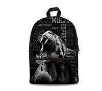 HUGS IDEA Sac à dos élégant avec impression animale 3D pour homme, Cool Tiger., L