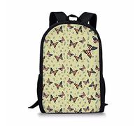 HUGS IDEA Sac à dos enfants, papillon (Jaune) - Y-CC5129C