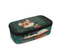 HUGS IDEA Trousse à crayons légère avec plusieurs compartiments pour l'école, Imprimé écureuil de dessin animé, Taille unique, Cartable