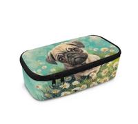 HUGS IDEA Trousse mignonne pour filles avec compartiment en maille pour l'école, Marguerite carlin mignon, Taille unique, Cartable