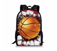 HUGS IDEA Y-C030C6, Sac à Dos Loisirs Garçon, Basketball 2 (Jaune) - Y-H3600C