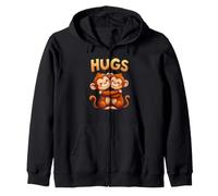 Hugs singes Mignons embrassant Les UNS Les Autres Sweat à Capuche