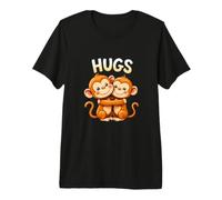 Hugs singes Mignons embrassant Les UNS Les Autres T-Shirt Haut de Gamme