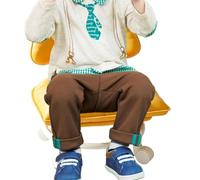 Hugsweet Chaise Roulante avec Dossier Assise Mobile Épaisse Rembourrée | Siège Bas Avec Roues pour Maison, Bureau, Garage, Magasin, Bibliothèque, Studio, Pédicurie, Nettoyage domestique
