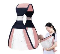 Hugsweet Écharpe d'enveloppement pour bébés, porte-élingue pour - Porte-hanche à moitié enveloppé | Support pour, support pour bébés de moins de 45lb, écharpe d'allaitement, porte-hanche respirant