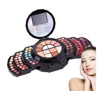 Hugsweet Ensemble de maquillage complet, kit de maquillage débutant - Ensembles de maquillage de kit complet de 110 couleurs | Pouleau de maquillage de couleur naturelle incluse de fard à paupières