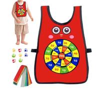 Hugsweet Jeu De Balle Attrape, Veste Collante Et Projectile, Équipement Sportif Lavable pour Parc Jardin Plage École Adultes Activité Ludique