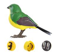 Hugsweet Jouet Oiseau pour | Figurines Oiseaux Jouets - Oiseau Parlant Électronique Mignon Réaliste Décor Chambre Jouet Activité Salle Jeu Voyage