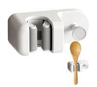 Hugsweet Porte-Serpillère Murale | Crochets Adhésifs Pour Outils - Organisateur Mural Pour Balai - Pour La Maison, La Buanderie, Le Garage, La Salle De Bain, La Cuisine, L'Appartement, Le Jardin Et