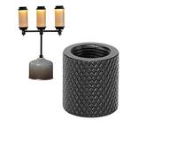 Hugsweet Support pour Lanterne De Camping Démontable | Base De Lampe Bougeoir,Monture de Lampe de Table d'Aluminium Portable pour Jardin Pêche Camping Pique-Nique Activités Extérieures