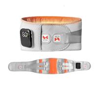 Hugterra Belt, Hugterra Belt Massager, 3 in 1 Back Massager, for Lumbar Support Belts, Portable Wireless Massagers for Men & Women, Double Compression Zone Technology Relaxation (Grey,Style B)