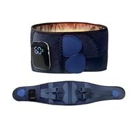 Hugterra Belt, Hugterra Belt Massager, 3 in 1 Back Massager, for Lumbar Support Belts, Portable Wireless Massagers for Men & Women, Double Compression Zone Technology Relaxation (Dark Blue,Style A)
