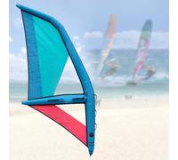 HUGUQING Voile Gonflable Portative en Forme D'aile, Voile De Planche à Voile Gonflable Professionnelle pour Adulte, pour Aile De Cerf-Volant, Base Rotative à 360°