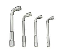 Hugwish 4pcs cle a pipe 6 pans 7mm 8mm 10mm 13mm, clé à pipe, clé a pipe, clef a pipe CRV acier au chrome vanadium