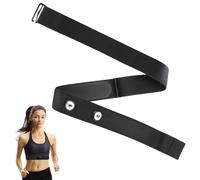Hugwish Ceinture Cardio Réglable (75 cm à 105 cm) pour Bluetooth Ant+ Cardiofrequencemetre Compatible avec Garmin, Wahoo, Polar H10 H9, Coospo, Magene, Bryton, Livlov, Détecteurs de Distance 45mm (1)