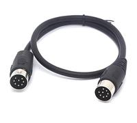 HUHANGGod Câble MIDI 8 broches DIN rallonge de haut-parleur mâle vers mâle pour Bang and Olufsen B&O PowerLink BeoLab 50 cm (50 cm)
