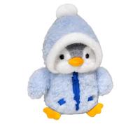 Huhaokejis Peluche Pingouin 25cm, Pingouin en Peluche Animaux Poupées, Poupée Pingouin Cadeaux, Jouets Pingouins à Câliner Compagnon Cadeau d'anniversaire, Compagnon à Câliner (Bleu)