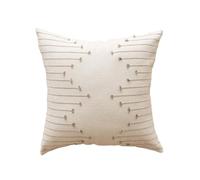 HUHJYUGE Coussin Carré Décoratif en Tissu Doux pour Canapé, Sofa, Lit, Chaise; Housse De Coussin Amovible Et Lavable avec Fermeture Cachée, Élégant Et Confortable pour Maison