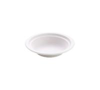 HUHTAMAKI Bols en bagasse naturelle Huhtamaki 50 cl blancs, lot de 50