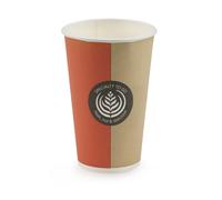 Huhtamaki Gobelet en carton 30 cl Specialty To Go - Décor coloré - Lot de 55