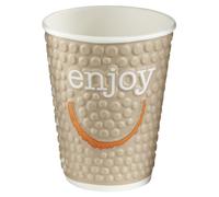 HuhtamaKI Gobelet en carton recyclable Enjoy 25 cl couleurs assorties - Lot de 30