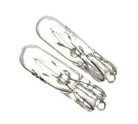 Huhudyy 10X T5 286 12V 2W Ampoule Lampes Bulb Halogene d'instruments pour Voiture, Jaune