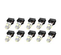 Huhudyy Lot de 10 ampoules LED T10 blanches 5050 194 LED avec douille